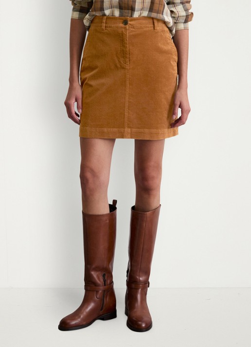 Marc O'Polo Minirok van corduroy met steekzakken