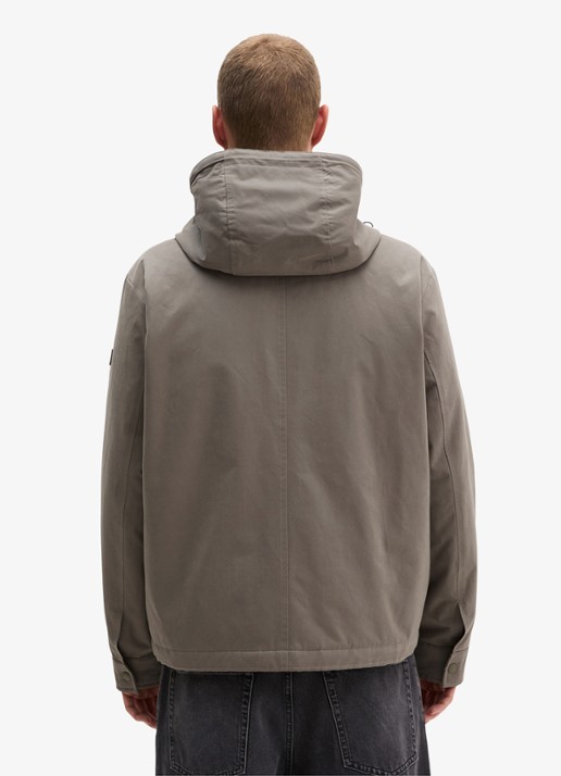 Marc O'Polo Parka met steekzakken - achterkant 3 taupe