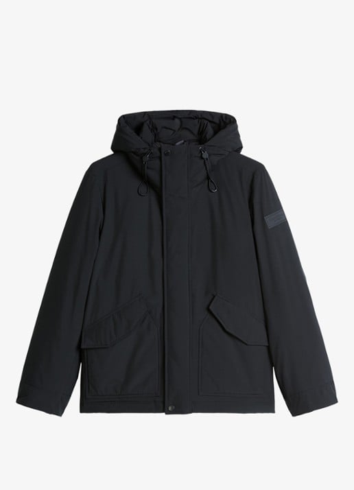 Marc O'Polo Parka met steekzakken - voorkant zwart