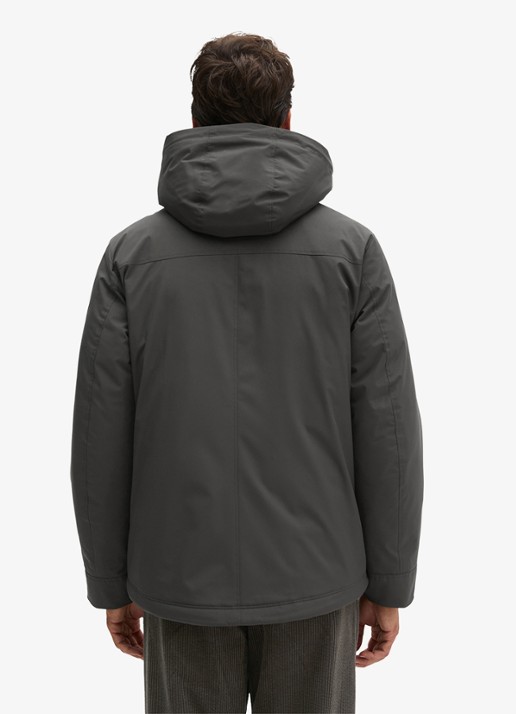 Marc O'Polo Parka met steekzakken - achterkant donkergrijs