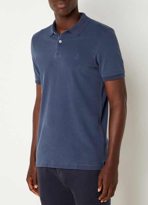 Marc O'Polo Polo met logoborduring