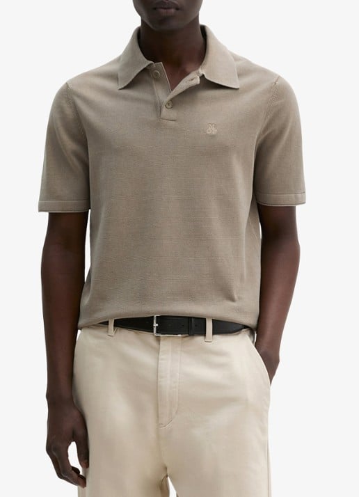 Marc O'Polo Polo met logoborduring