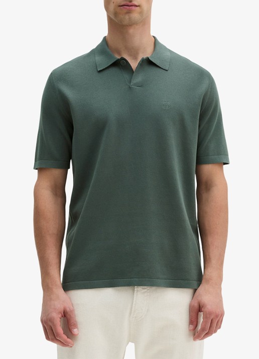 Marc O'Polo Regular fit polo met borduring