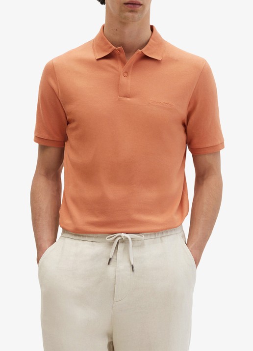 Marc O'Polo Regular fit polo met logoborduring