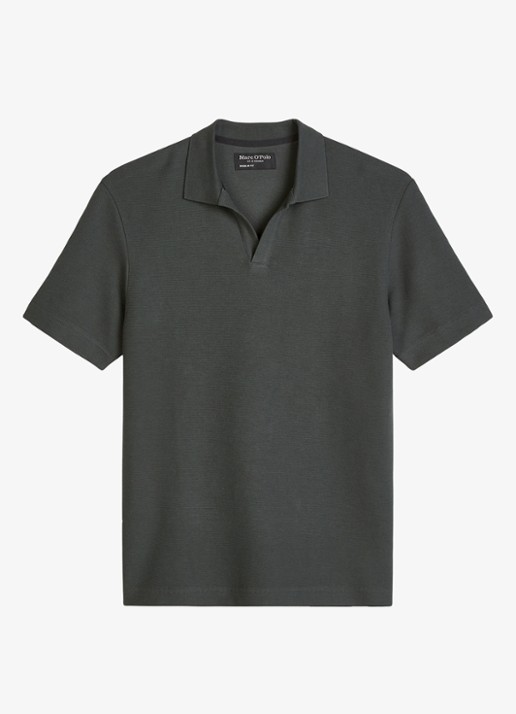 Marc O'Polo Regular fit polo - voorkant donkergrijs