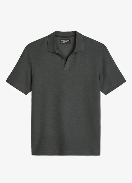 Marc O'Polo Regular fit polo - voorkant donkergrijs