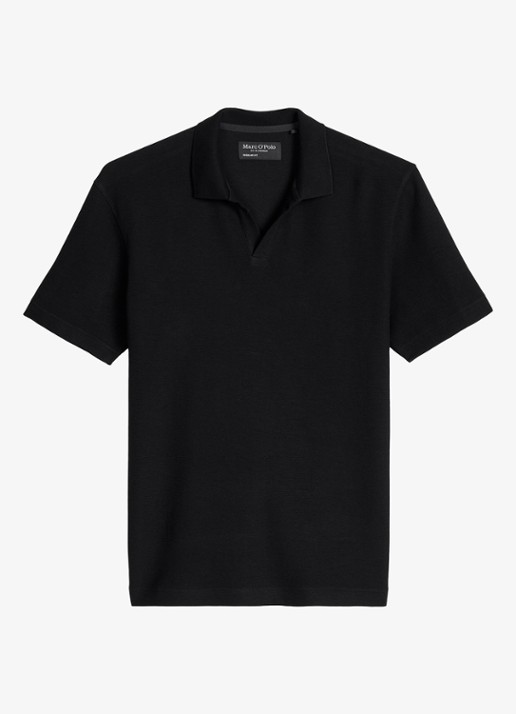 Marc O'Polo Regular fit polo - voorkant 4 zwart