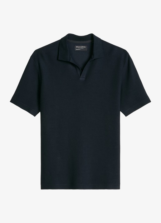 Marc O'Polo Regular fit polo - voorkant donkerblauw