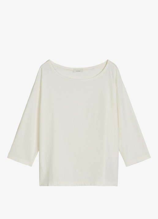 Marc O'Polo T-shirt met ronde hals - voorkant 4 wit