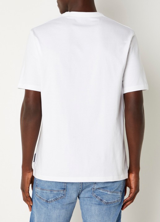 Marc O'Polo T-shirt met ronde hals - achterkant wit