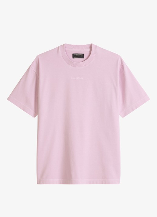 Marc O'Polo T-shirt met ronde hals - voorkant 2 lichtroze