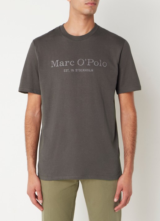 Marc O'Polo T-shirt van  katoen met logo