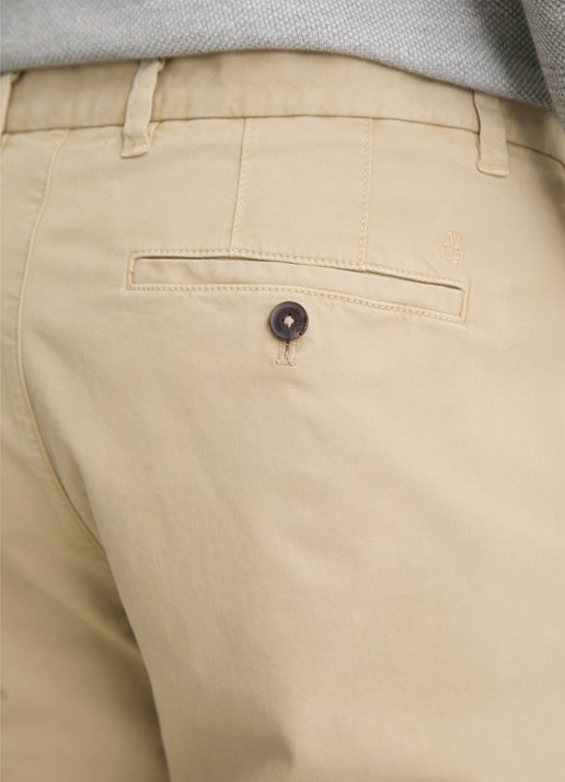 Marc O'Polo Tapered fit chino in katoenblend - detail 4 beige
