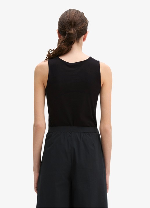 Marc O'Polo Top met V-hals - achterkant 5 black / zwart