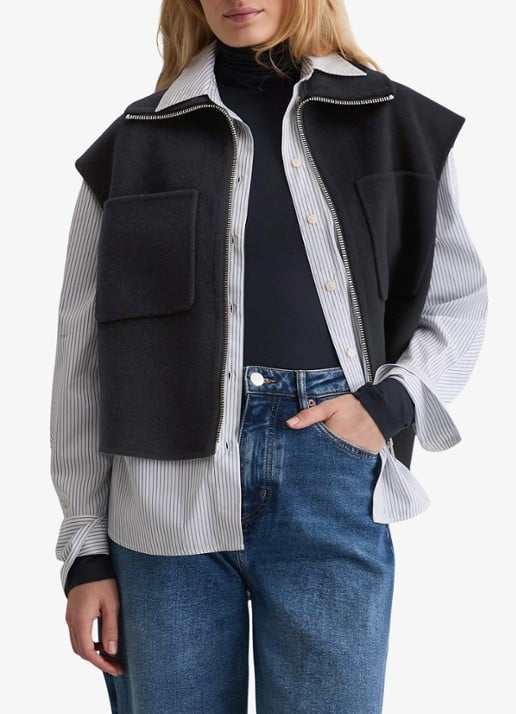 Marc O'Polo Vest in wolblend