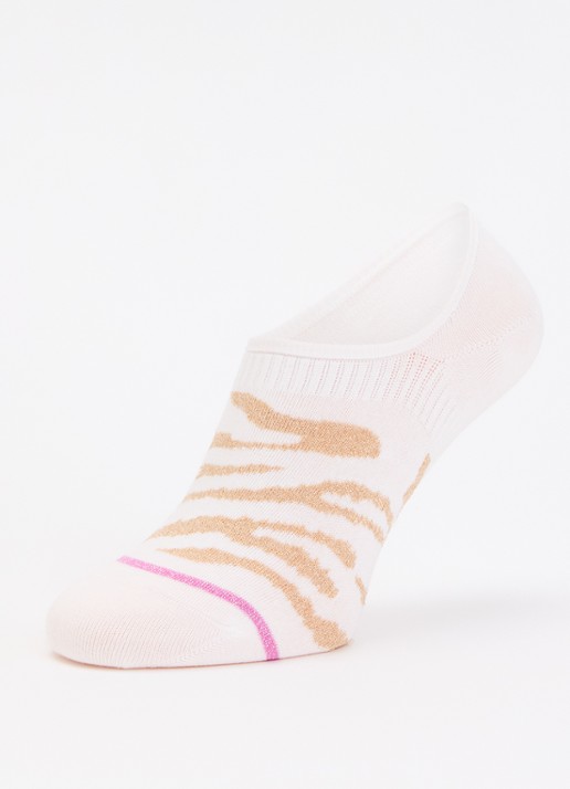 MarcMarcs Bridget kousenvoetjes in katoenblend met glitter in 2-pack - detail fuchsia