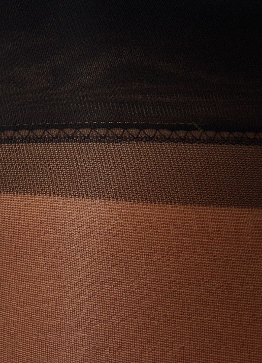 MarcMarcs Comfort panty in 20 denier  - detail zwart