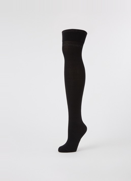 MarcMarcs Feline kniekousen met lurex - detail 3 zwart