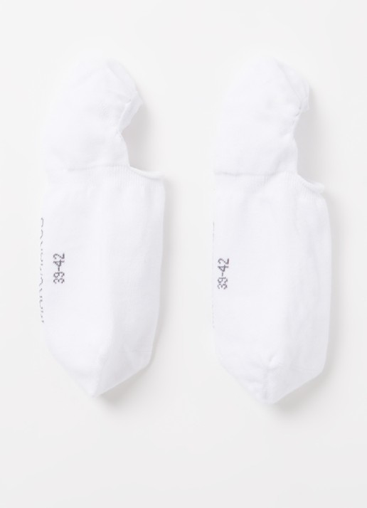 MarcMarcs Invinsible sneakersokken in 2-pack - voorkant 3 wit