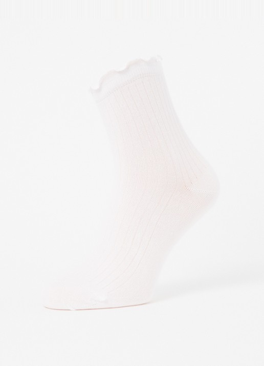 MarcMarcs Mikkie sokken in 2-pack - detail wit