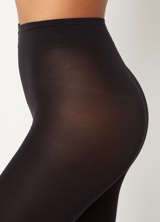 MarcMarcs Panty in 60 denier  - detail 2 zwart
