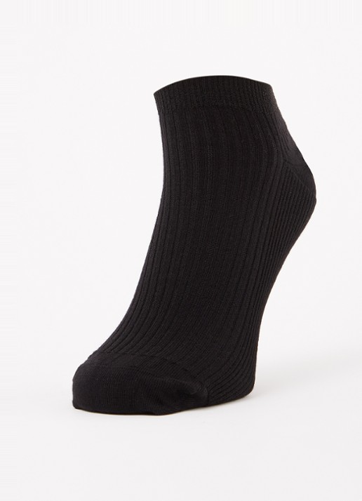 MarcMarcs Sneaker sokken 2-pack - detail 3 zwart
