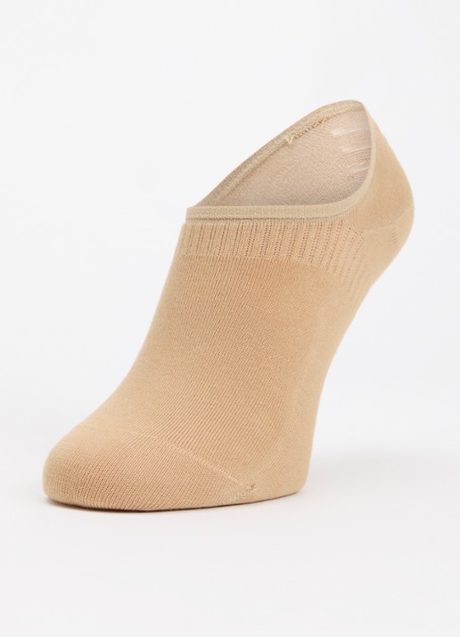 MarcMarcs Sneakersokken in 2-pack - detail beige