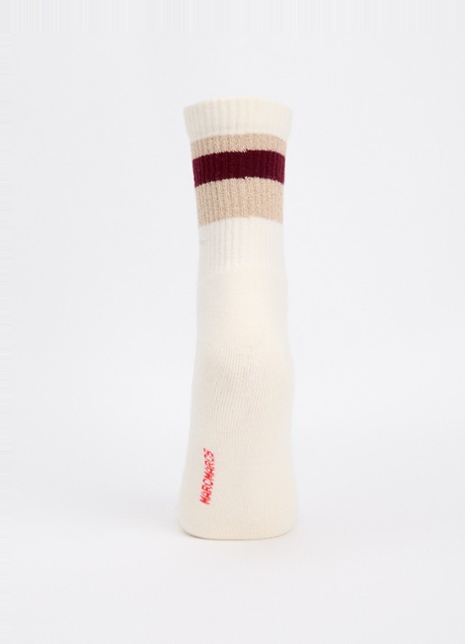 MarcMarcs Tibby sokken met lurex in 2-pack - voorkant 2 creme