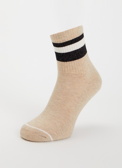 MarcMarcs Tibby sokken met lurex in 2-pack - detail 3 beige