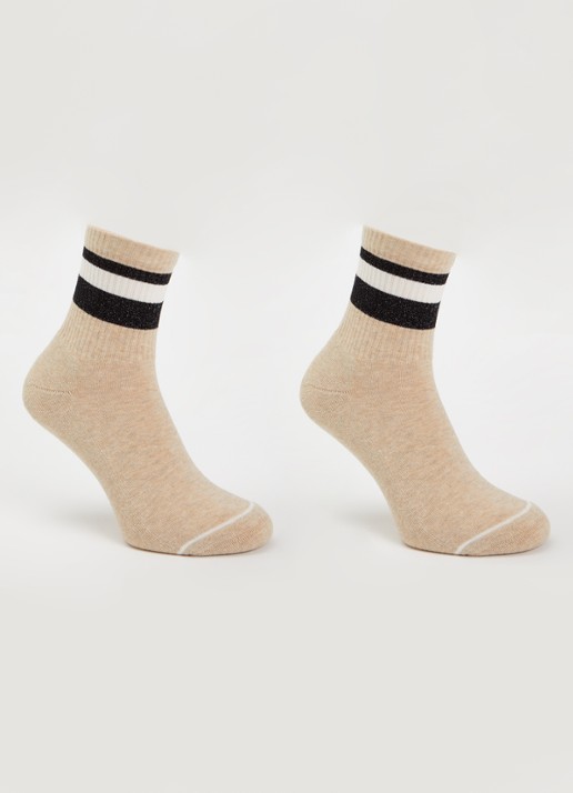 MarcMarcs Tibby sokken met lurex in 2-pack