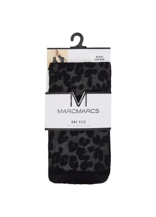 MarcMarcs Tulle pantysokken met panterprint en glitter
