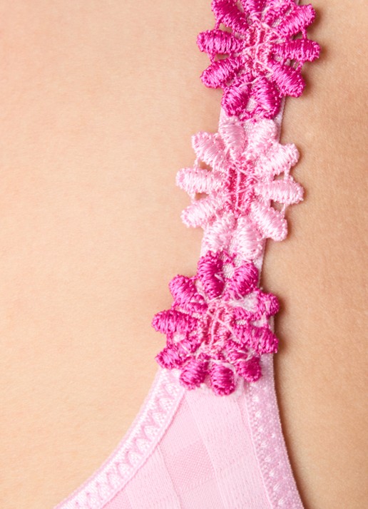 Marie Jo Avero voorgevormde beugel bh met bloemborduring - detail 6 roze
