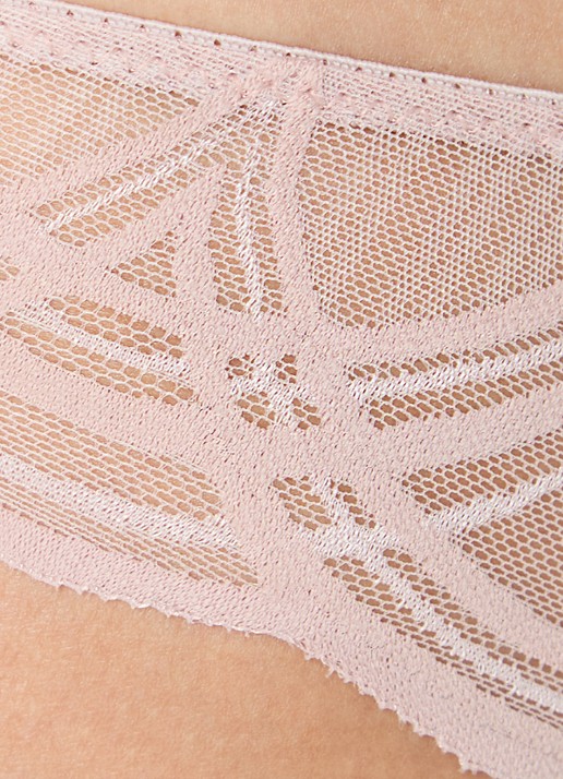 Marie Jo Cathia slip met kant - detail 5 oudroze