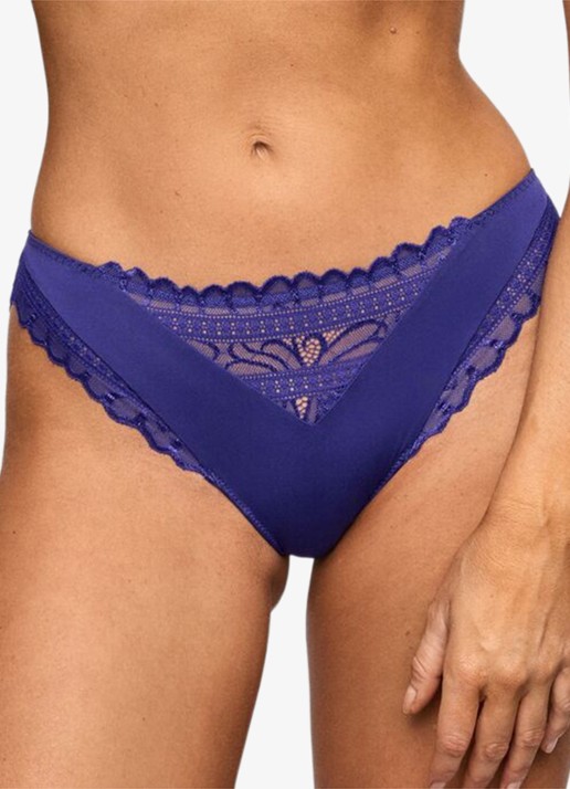 Marie Jo Cerina slip met kant - detail donkerblauw