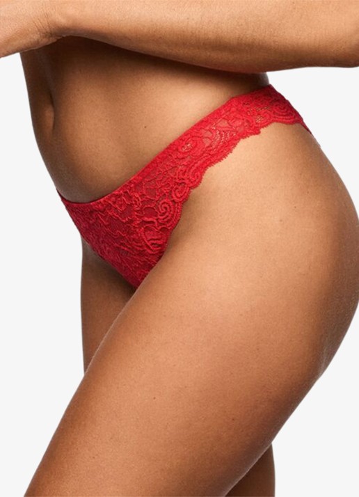 Marie Jo Cyrile tanga van kant - detail 5 rood