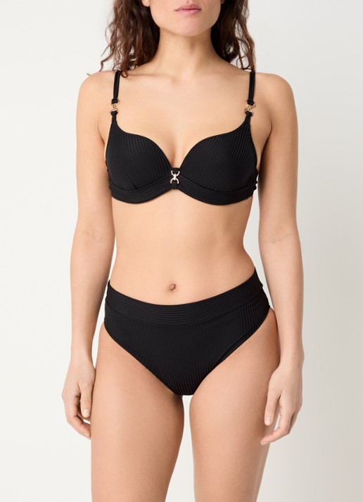 Marie Jo Emly voorgevormde bikinitop met beugel - voorkant 5 zwart