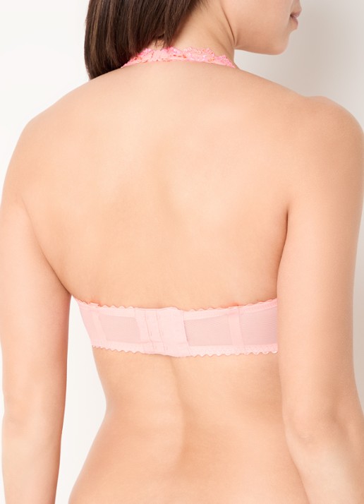 Marie Jo Jane voorgevormde bh met kralendecoratie - detail 2 zalmroze