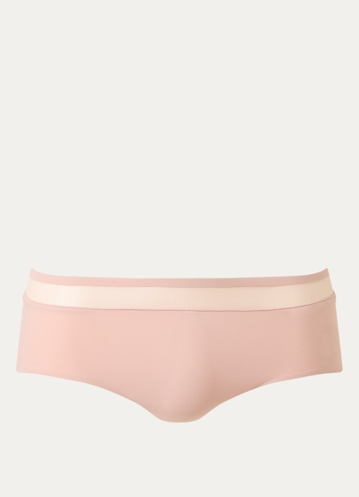 Marie Jo Louie naadloze hipster met mesh - voorkant oudroze