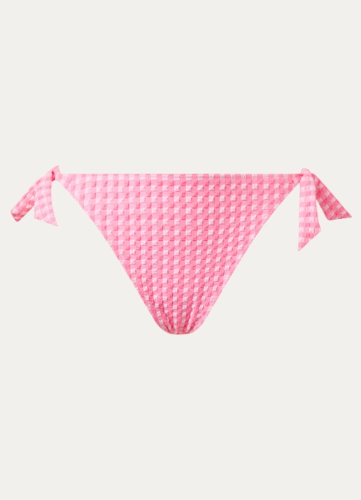 Marie Jo Mary Lynn bikinislip met print en structuur[ - voorkant 3 roze
