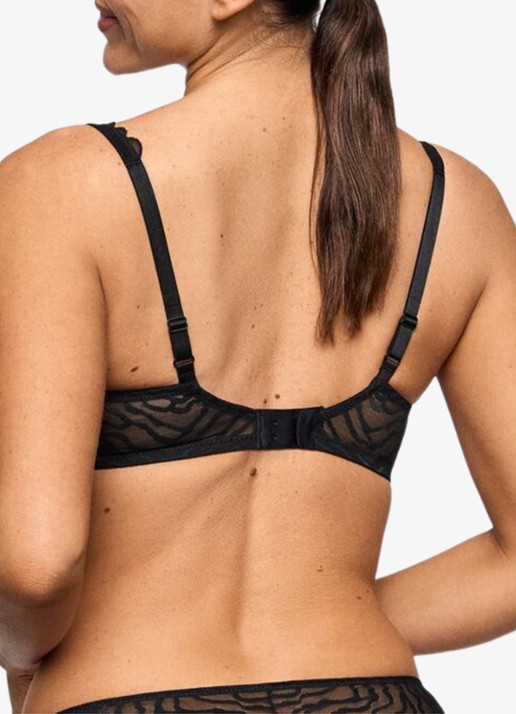 Marie Jo Nillo push-up bh met uitneembare vulling - achterkant 3 zwart