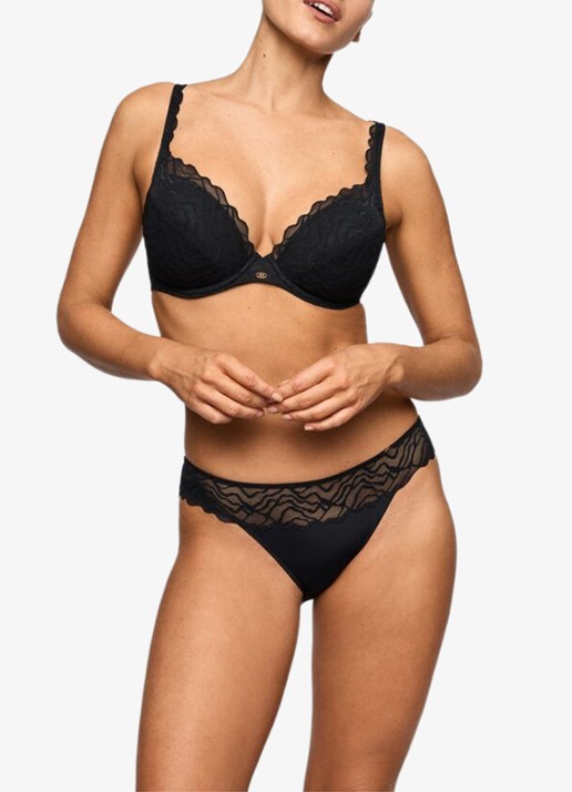 Marie Jo Nillo push-up bh met uitneembare vulling - voorkant 5 zwart