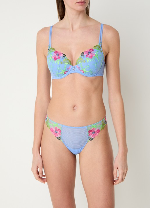 Marie Jo Odilly voorgevormde beugel bh met mesh - voorkant 4 blauw