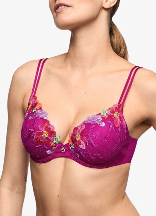 Marie Jo Odilly voorgevormde beugel bh met mesh - detail 2 roze
