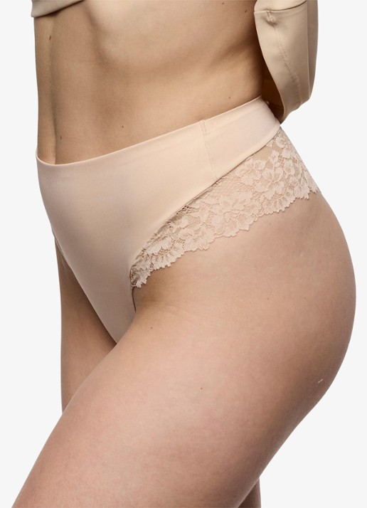 Marie Jo Soft Studio shorty met kant - detail 2 beige