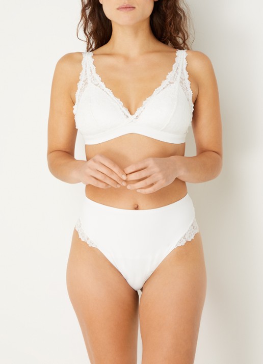 Marie Jo Soft Studio shorty met kant - voorkant 2 wit
