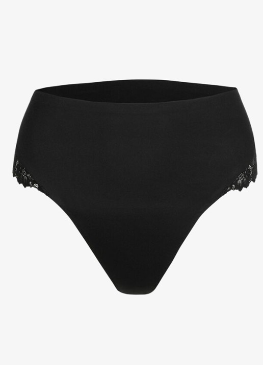 Marie Jo Soft Studio shorty met kant - voorkant 2 zwart