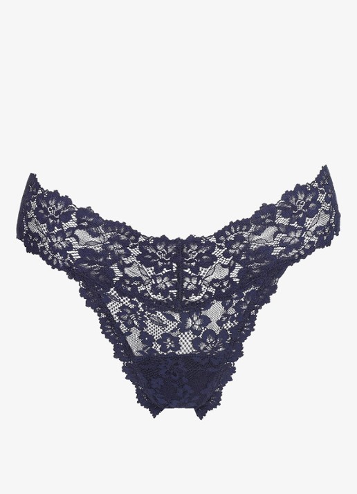 Marie Jo Soft Studio string van kant - voorkant 4 donkerblauw