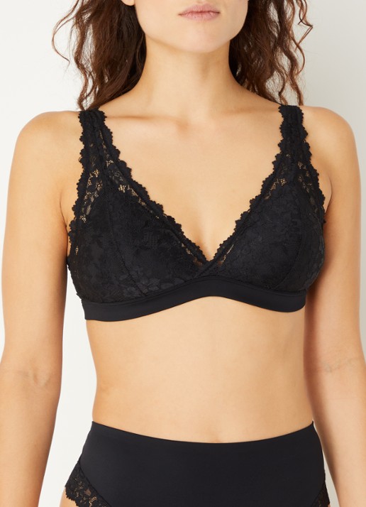 Marie Jo Soft Studio voorgevormde bralette met overlay van kant