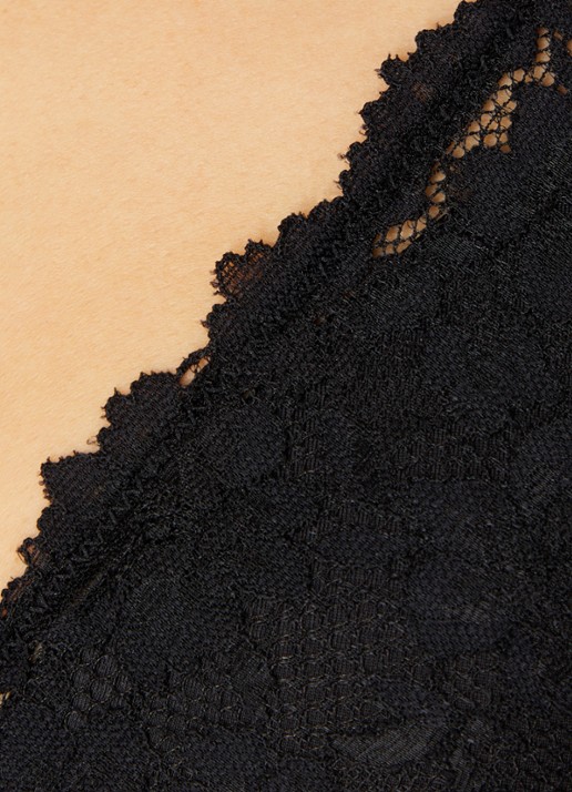 Marie Jo Soft Studio voorgevormde bralette met overlay van kant - detail 4 zwart