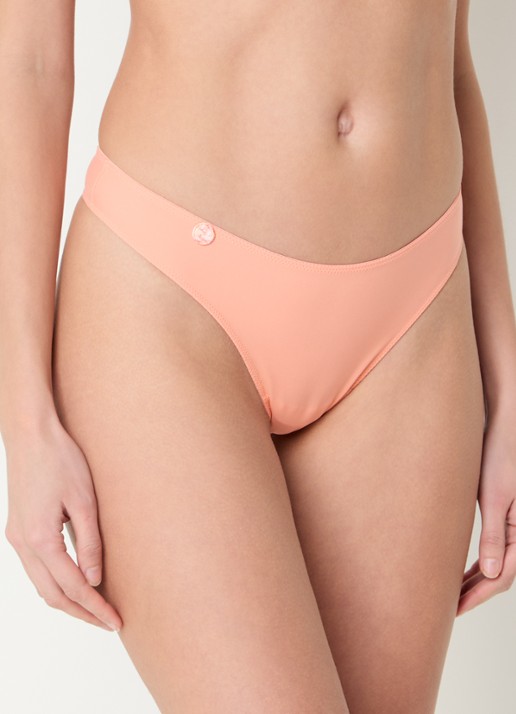 Marie Jo Tom string met borduring - detail abrikoos